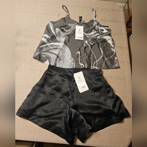 Athleta Cool Calm Sleep Set - Cami & Shorts NWT sz Sm - Picture 1 of 3